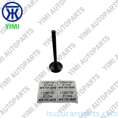 품질 1-12551139-0 1125511390 OEM 흡입 밸브 46mm 헤드 직경 128mm 전체 길이는 ISUZU 4BD1 6BD1 엔진 입문 밸브 공장